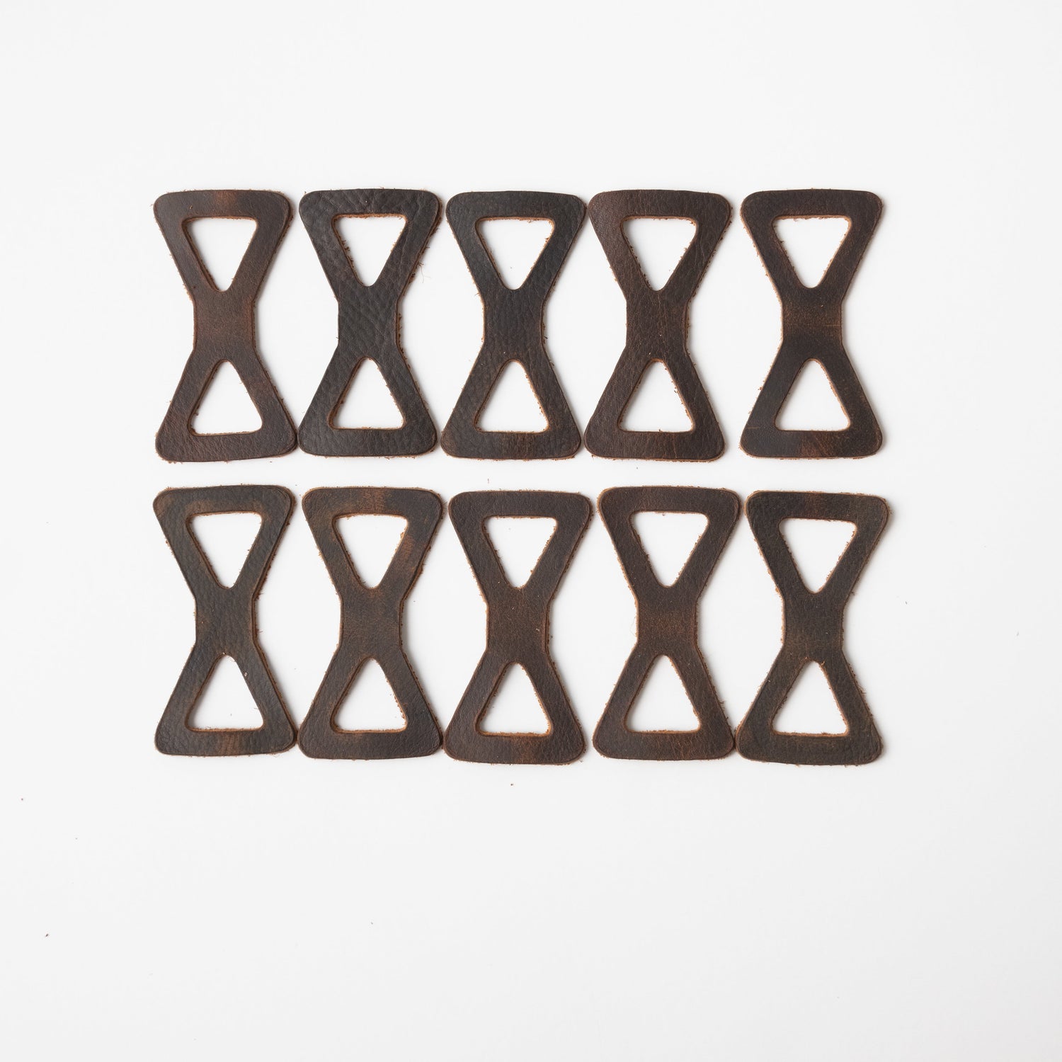 Brown Kodiak Leather Chain Links