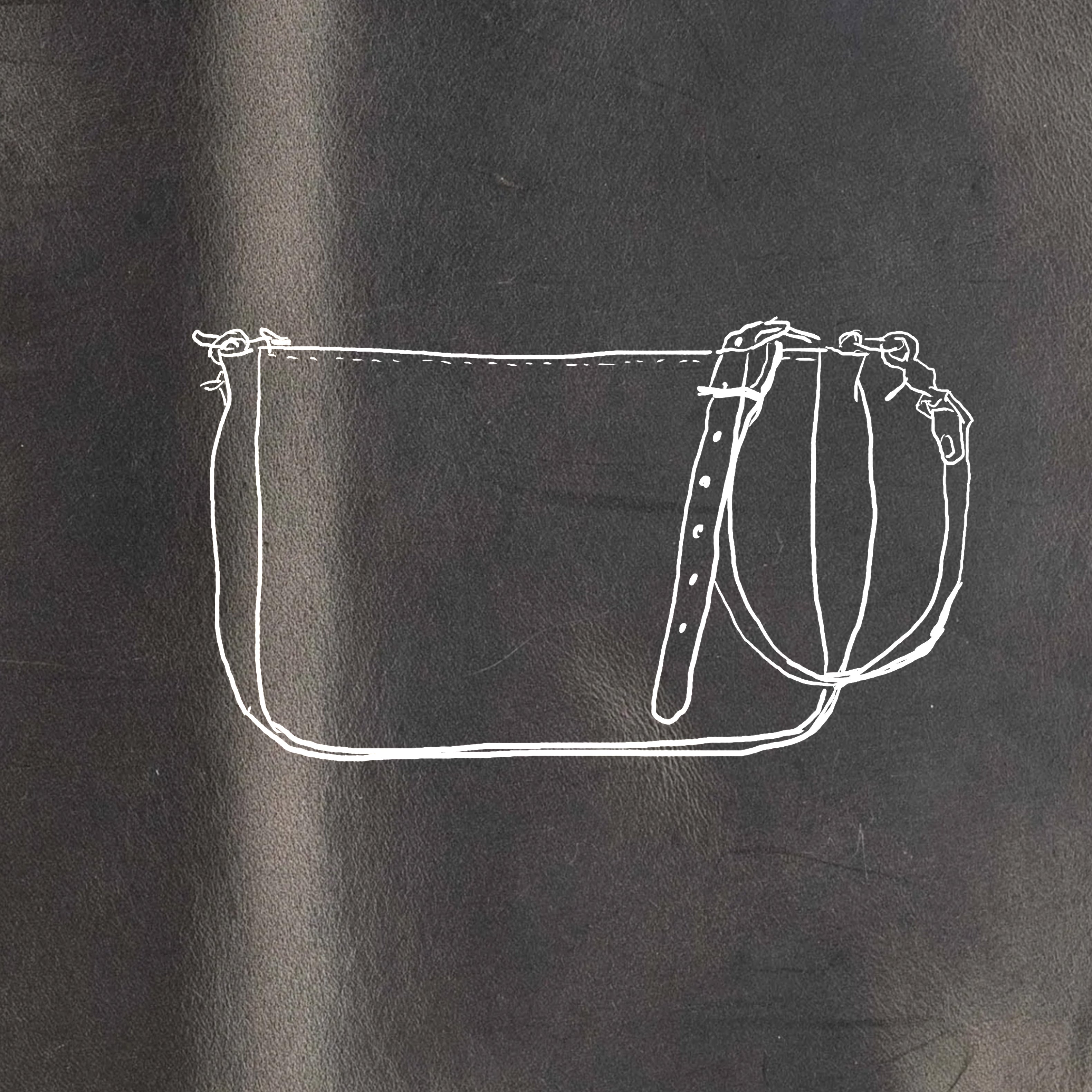 Grey Sky Crossbody Bag