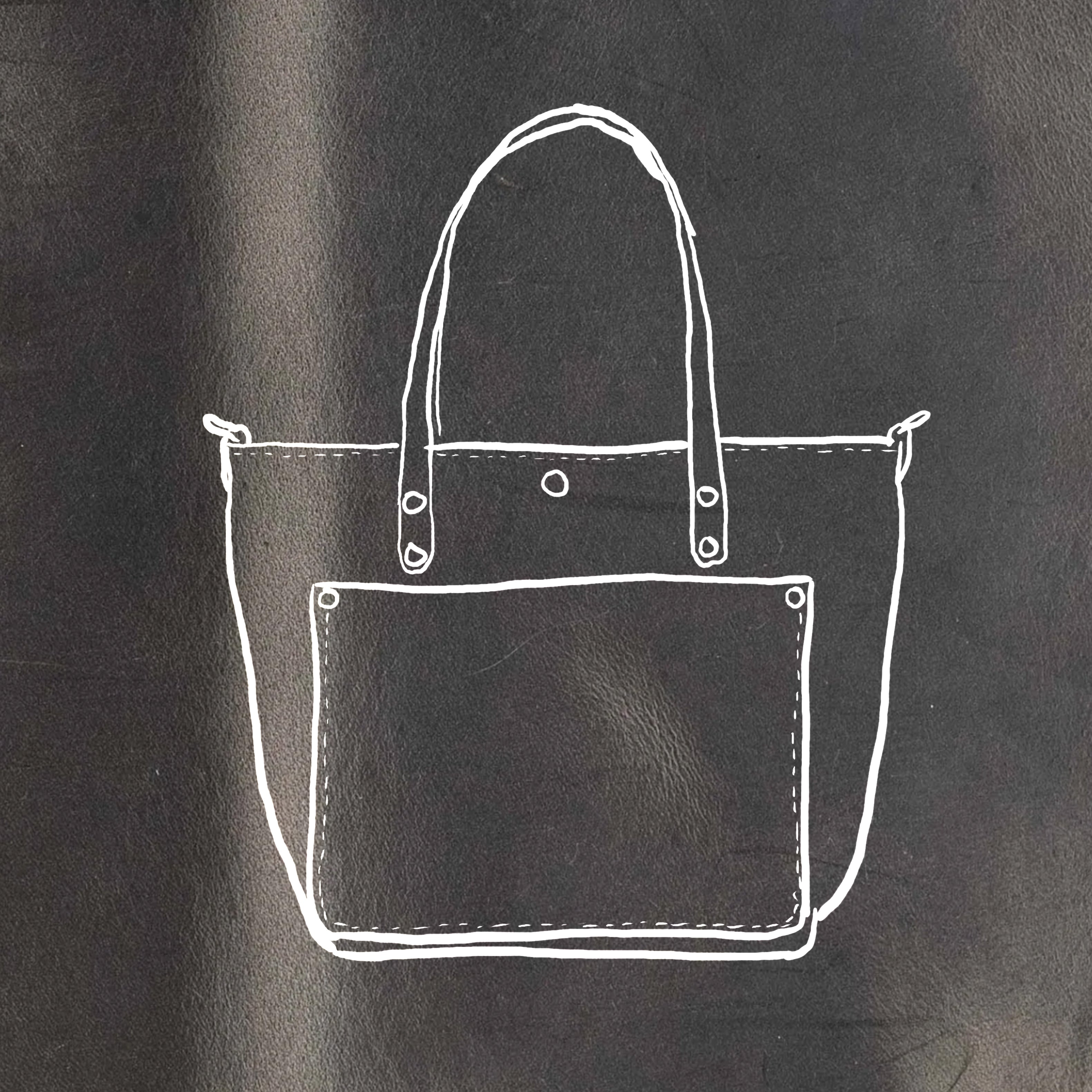 Grey Sky Travel Tote