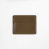 Olive Green Slim Card Wallet- slim wallet - mens leather wallet - KMM & Co.