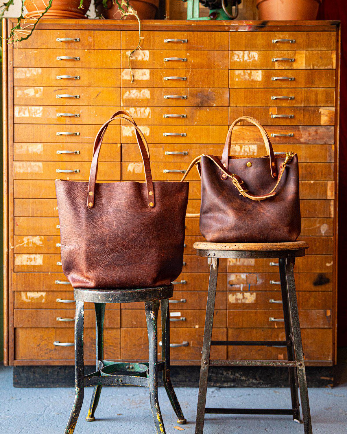Mini Tote or Standard Tote? 🤔 Find the Perfect Leather Tote Bag