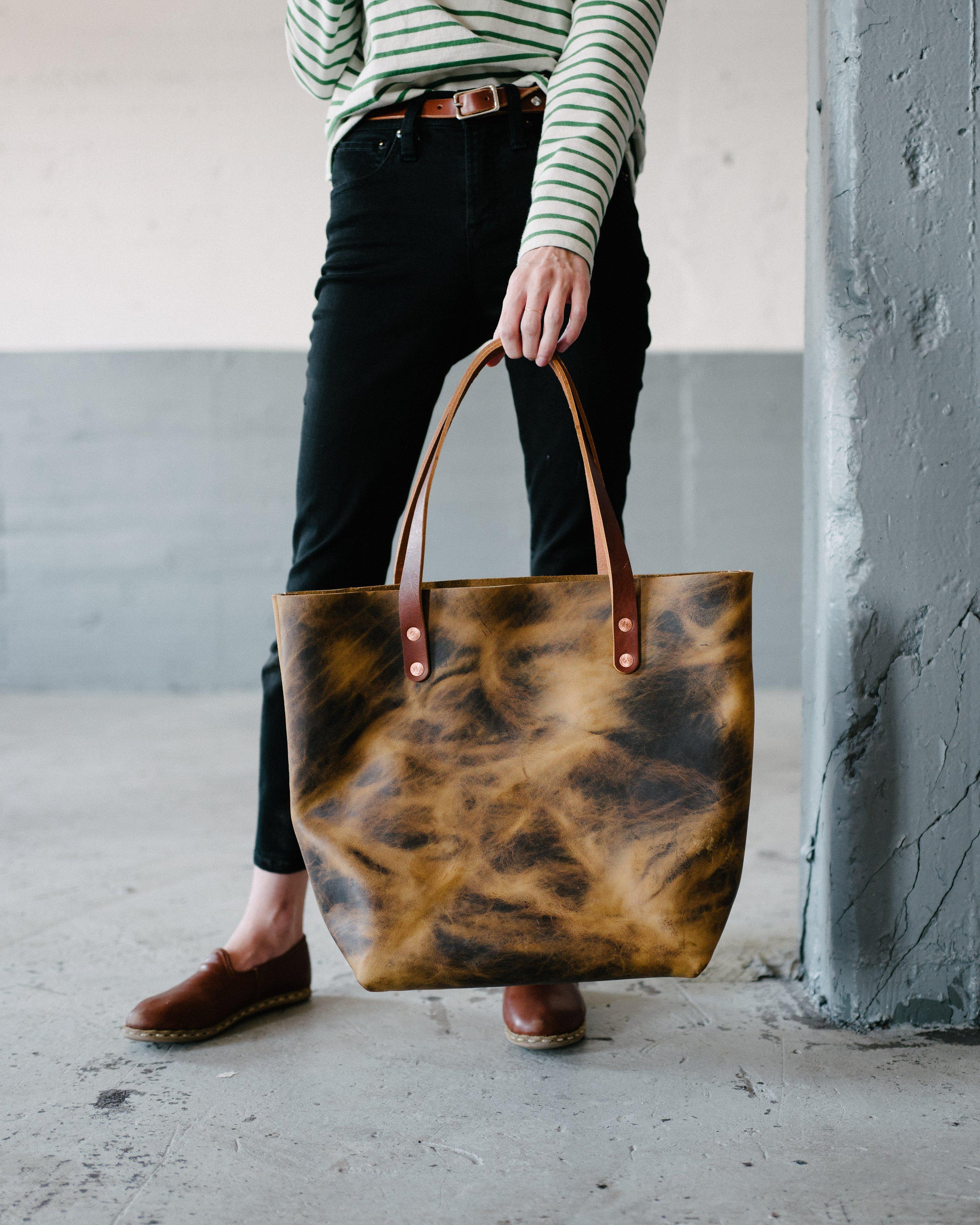 A Leather Tote Bag from Start to Finish, in One Video!