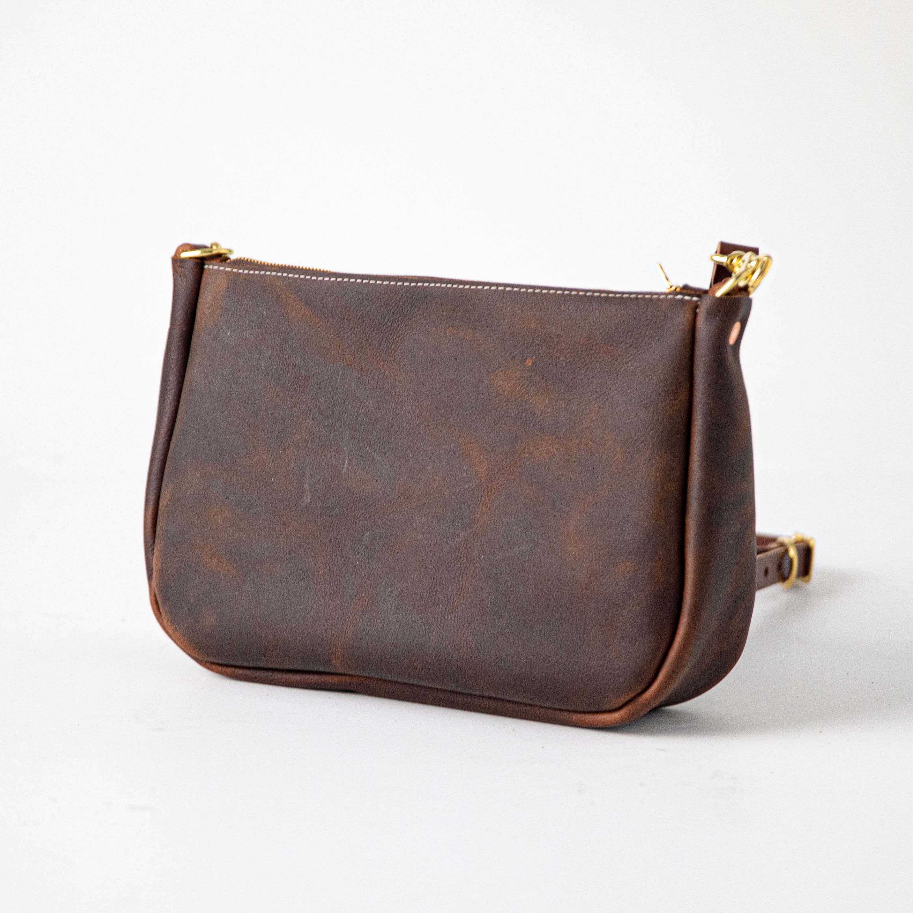 Scratch-and-Dent Brown Kodiak Crossbody Bag