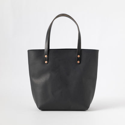 1345 Black Vegetable Tanned Tote