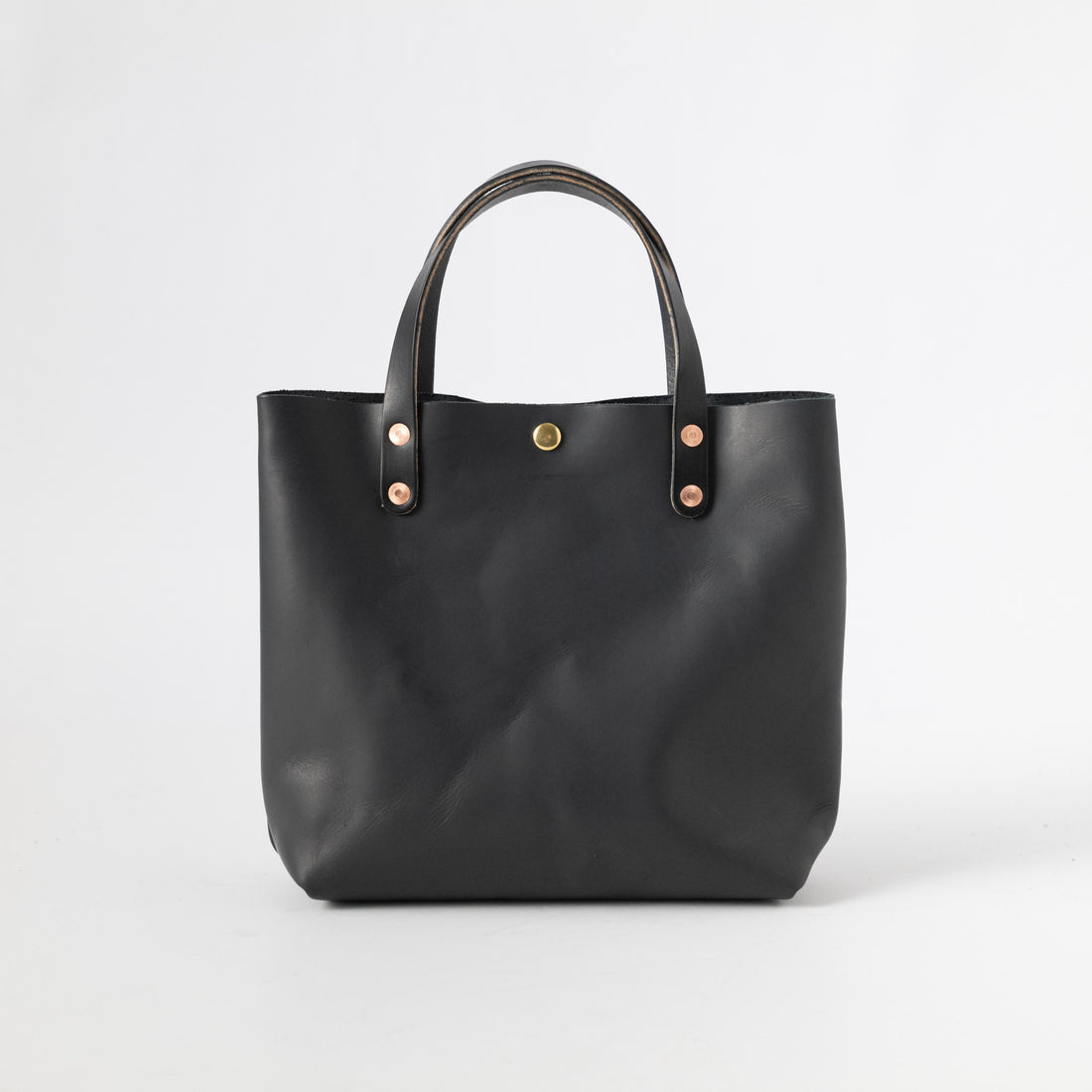 1346 Black Vegetable Tanned Mini Tote