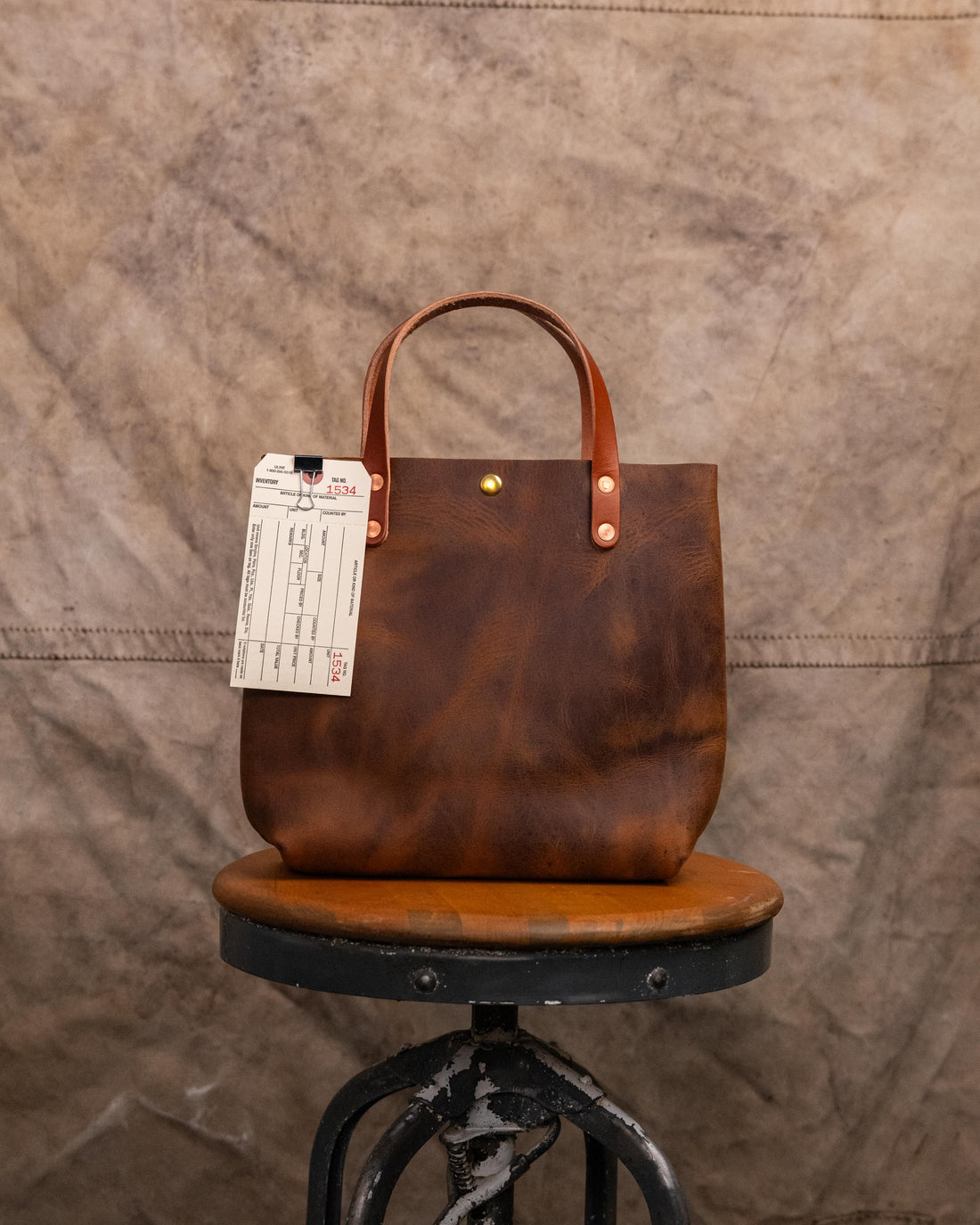 1534 Rustic Tan Mini Tote