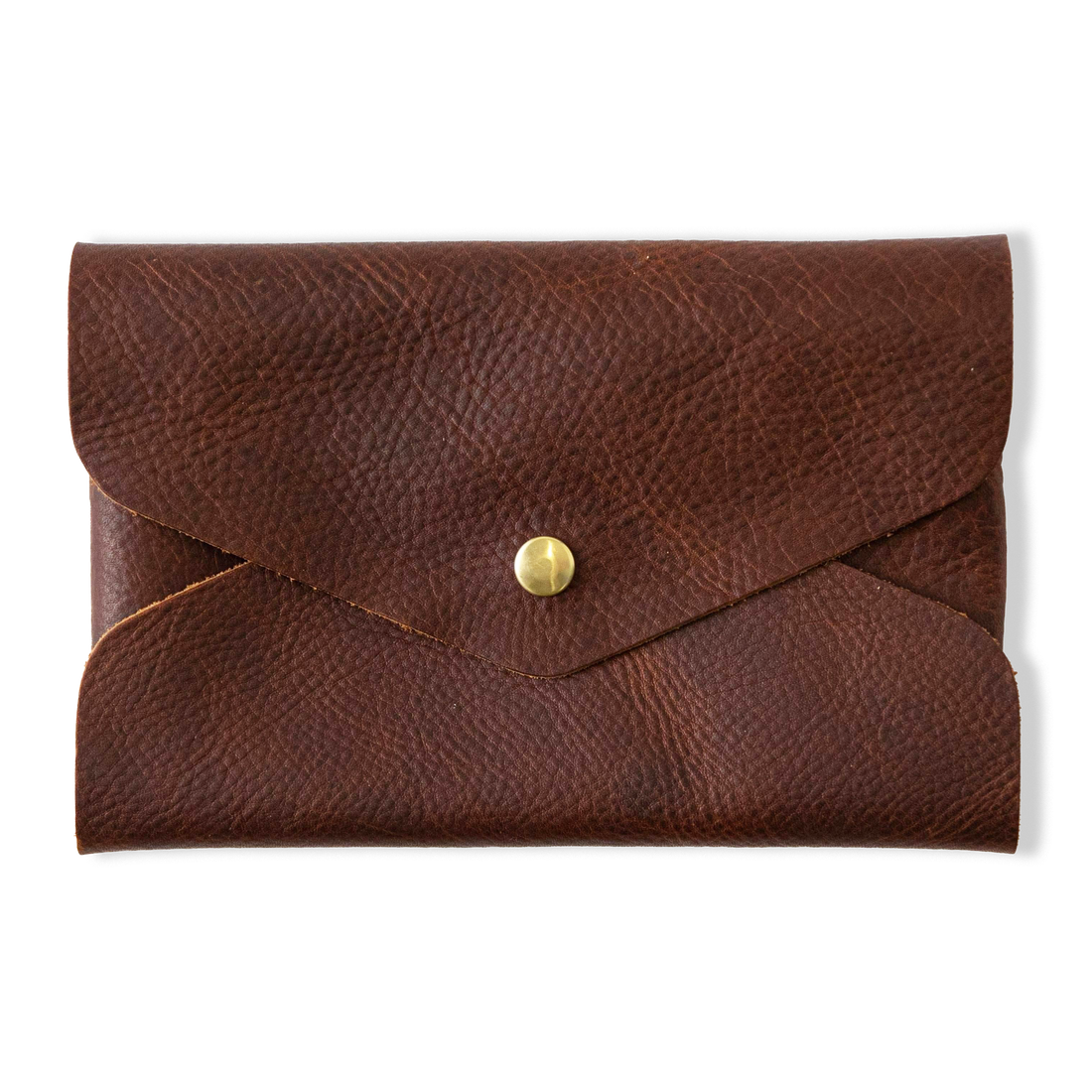 Tan Kodiak Envelope Clutch