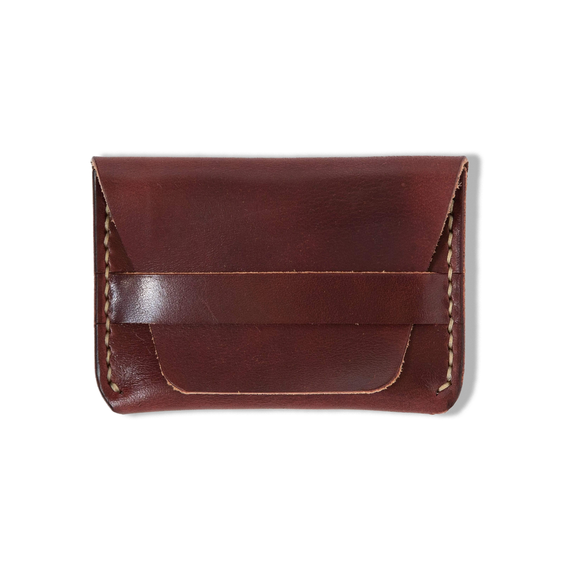 Burgundy Flap Wallet