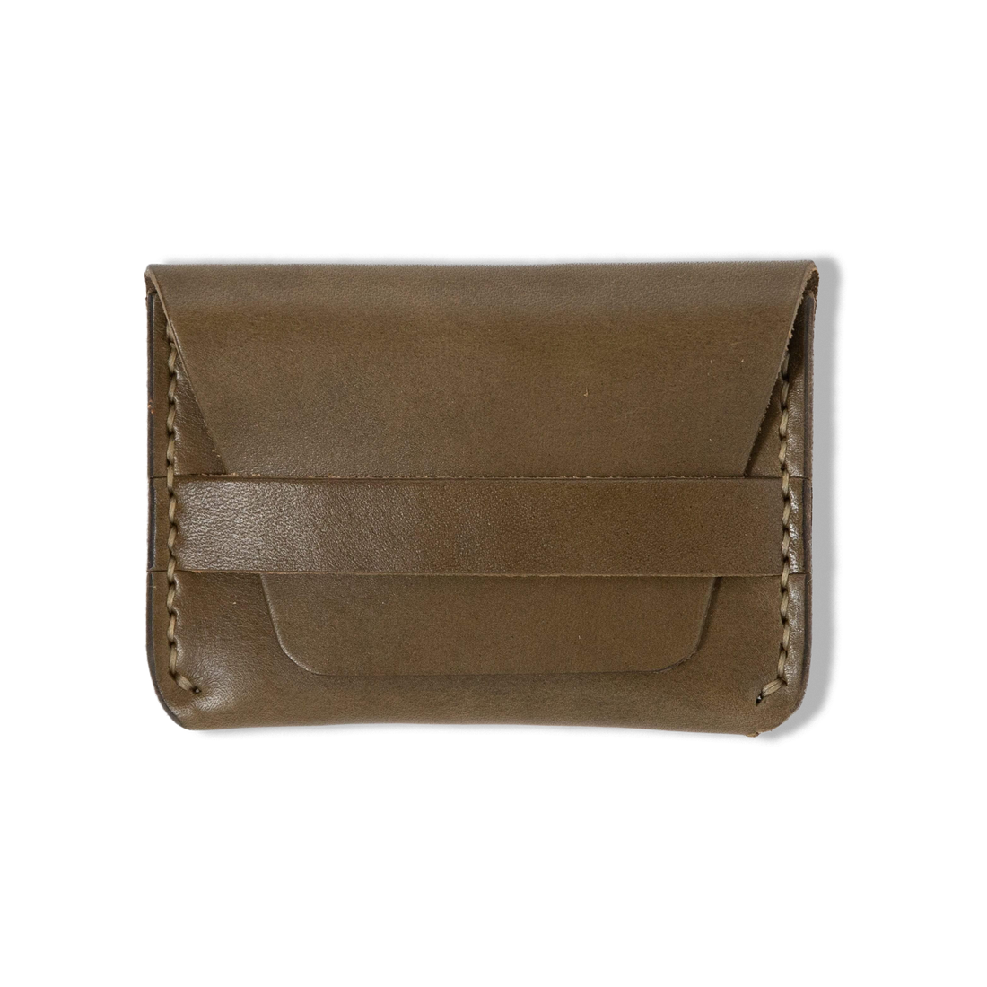 Olive Green Flap Wallet