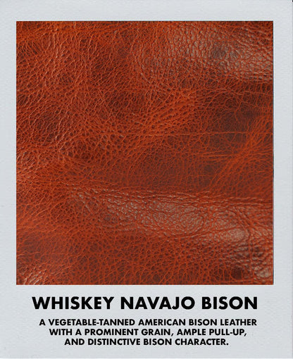 Whiskey Navajo Bison Bucket Bag