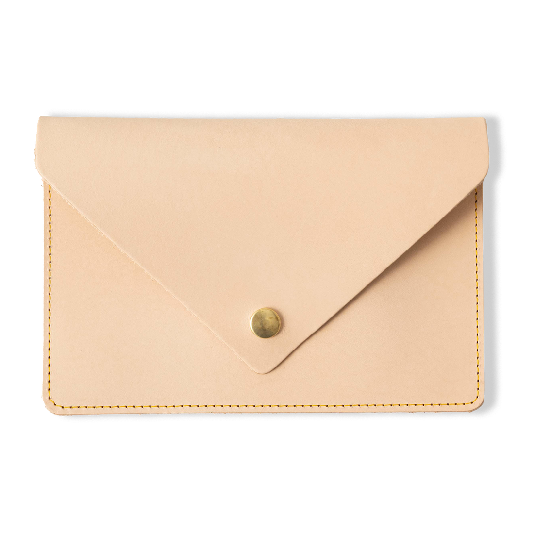 Rustic  Vegetable Tanned Leather Clutch