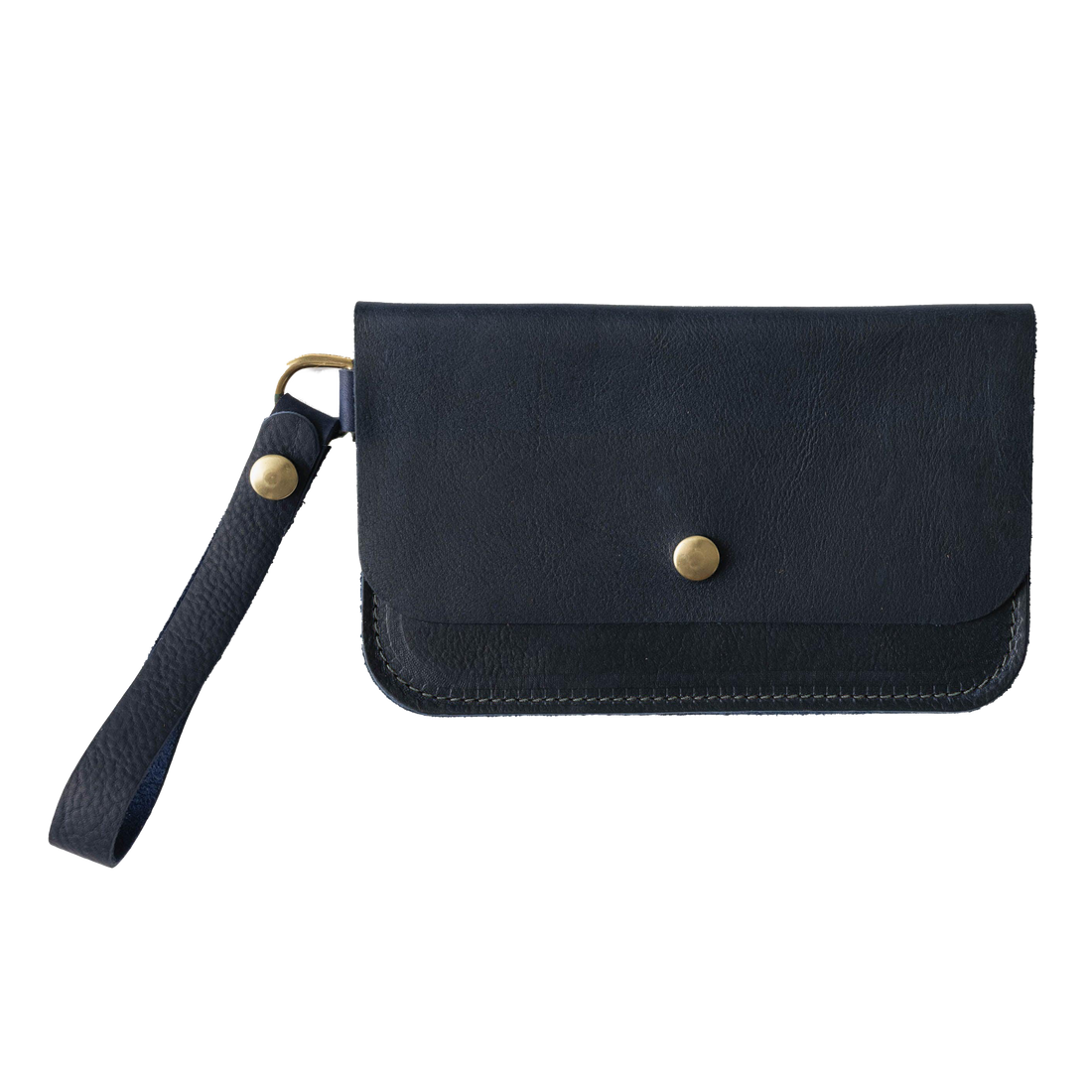 Navy Kodiak Wristlet Clutch