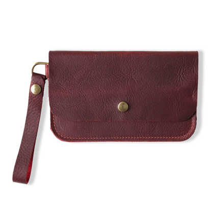 Red Kodiak Wristlet Clutch
