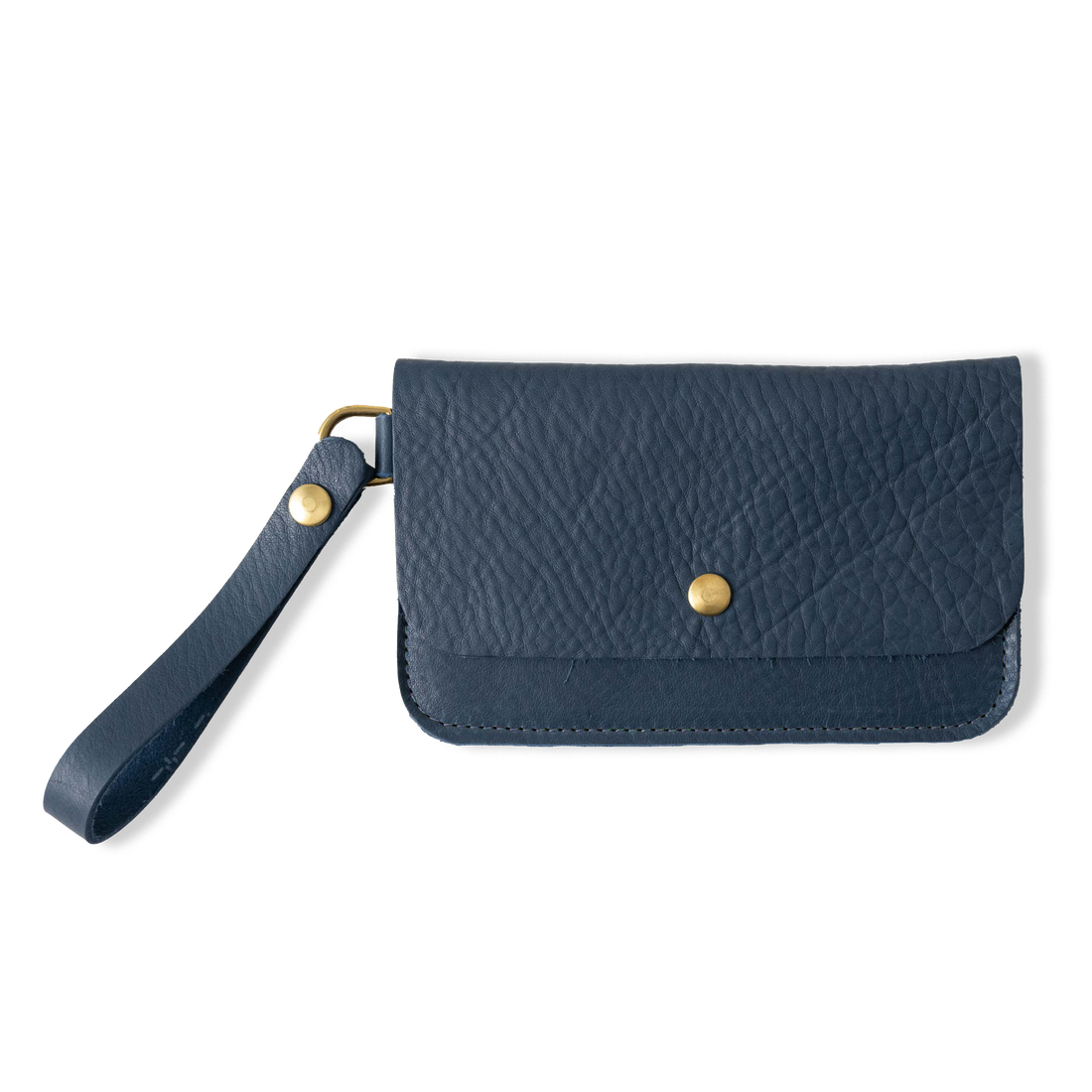 Blue Cypress Wristlet Clutch