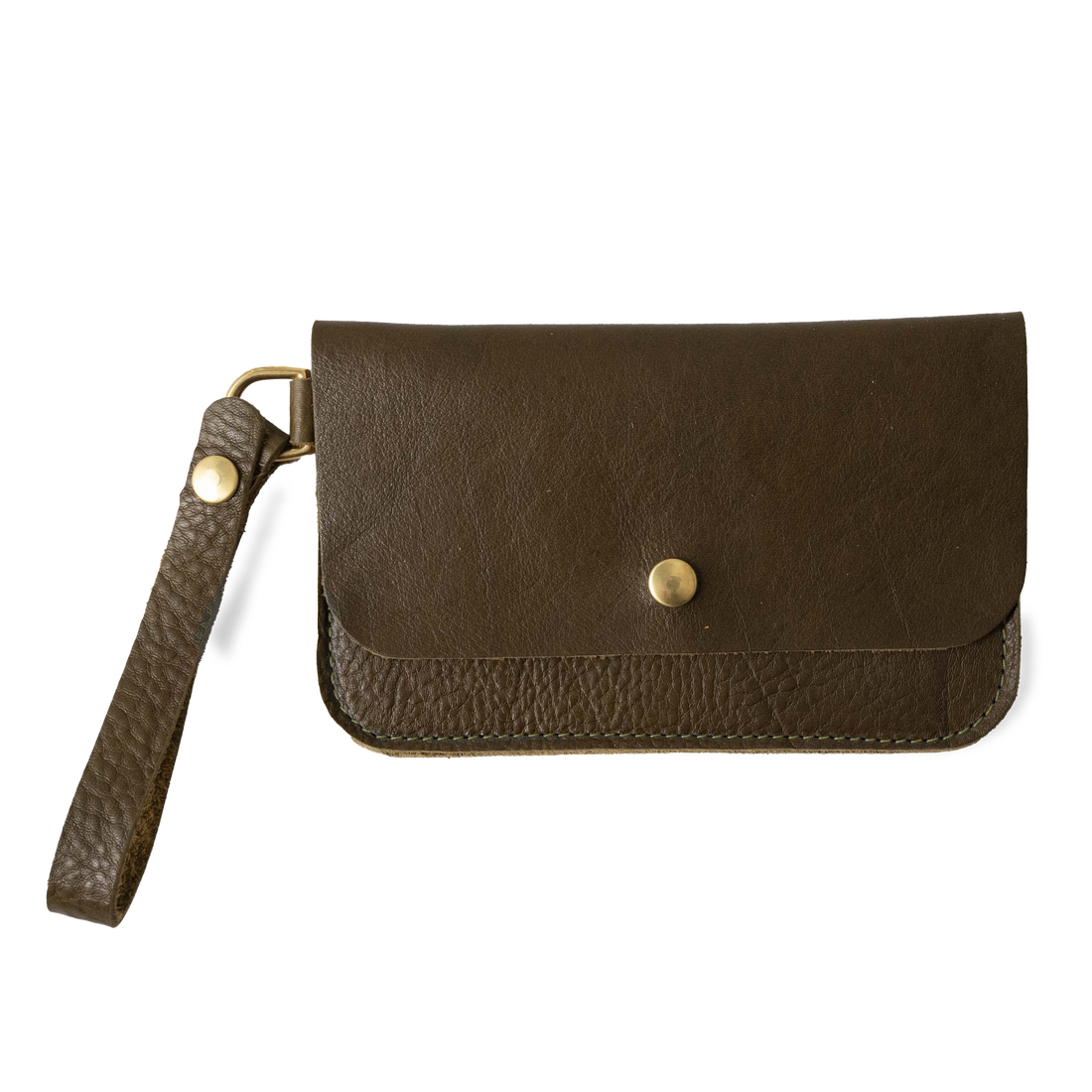 Olive Cypress Wristlet Clutch