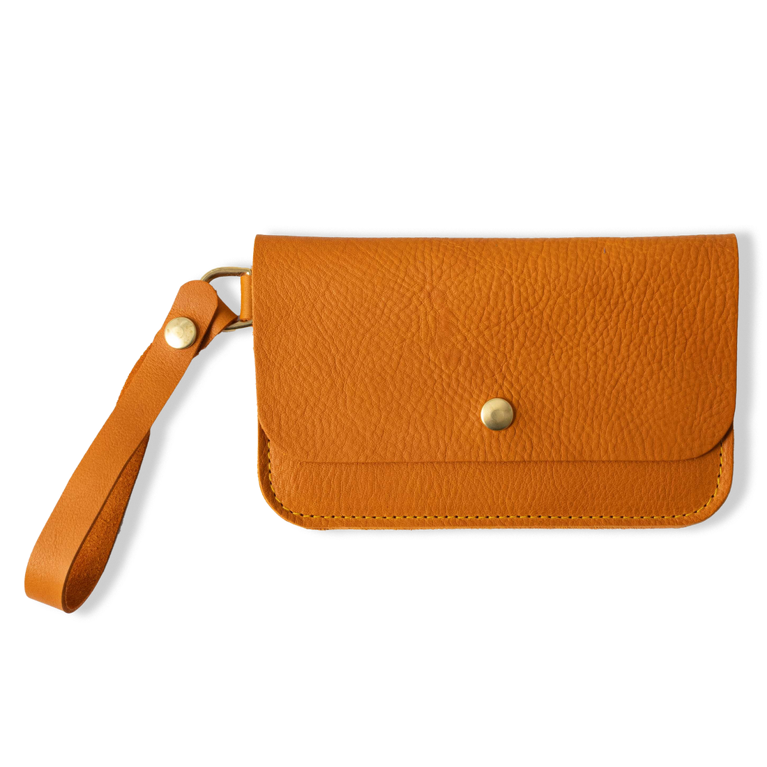 Orange Cypress Wristlet Clutch