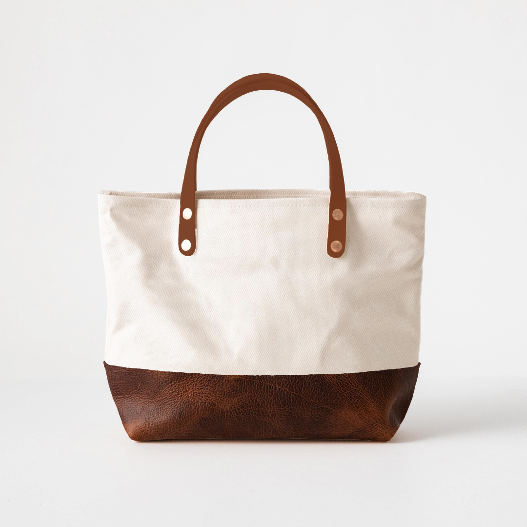 Canvas Mini Panel Tote