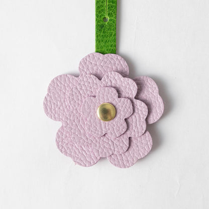 Custom Italian Pebbled Flower Charm