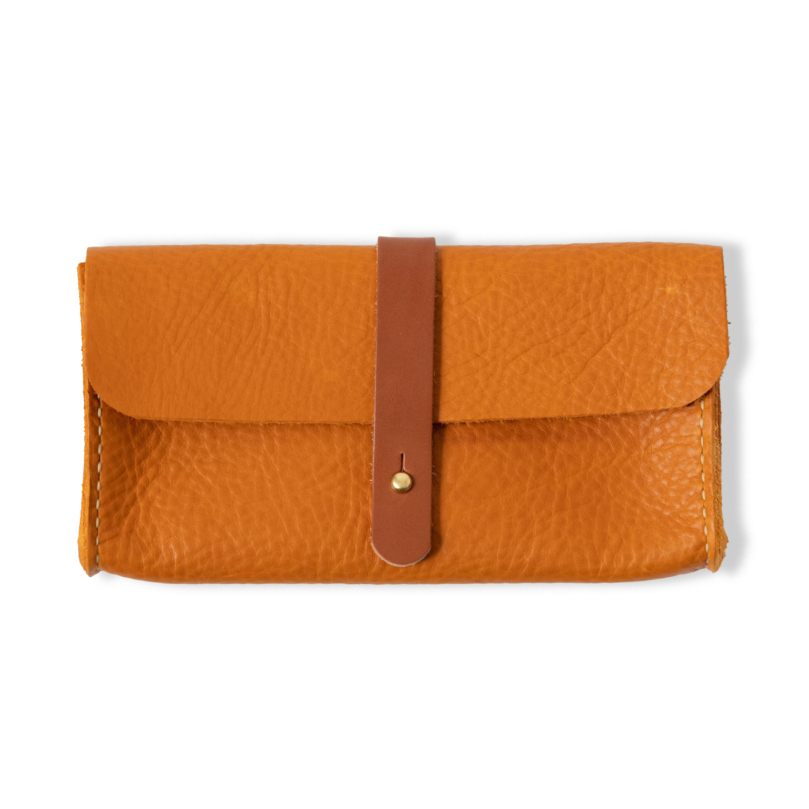 Orange Cypress Clutch Wallet