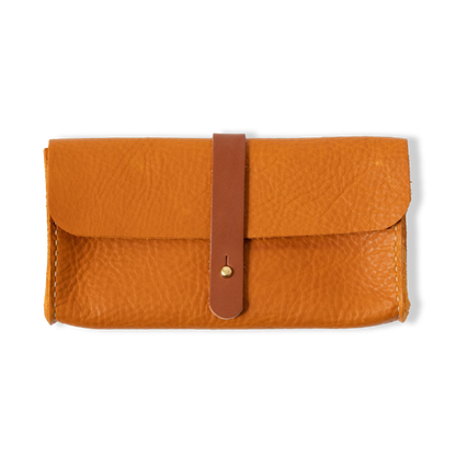 Orange Cypress Clutch Wallet