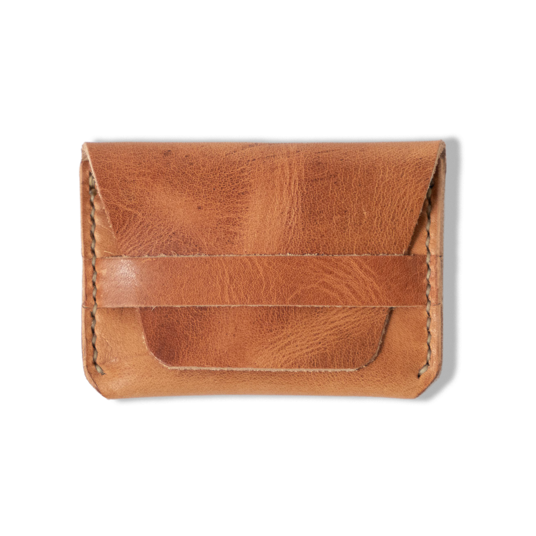 Natural Derby Flap Wallet