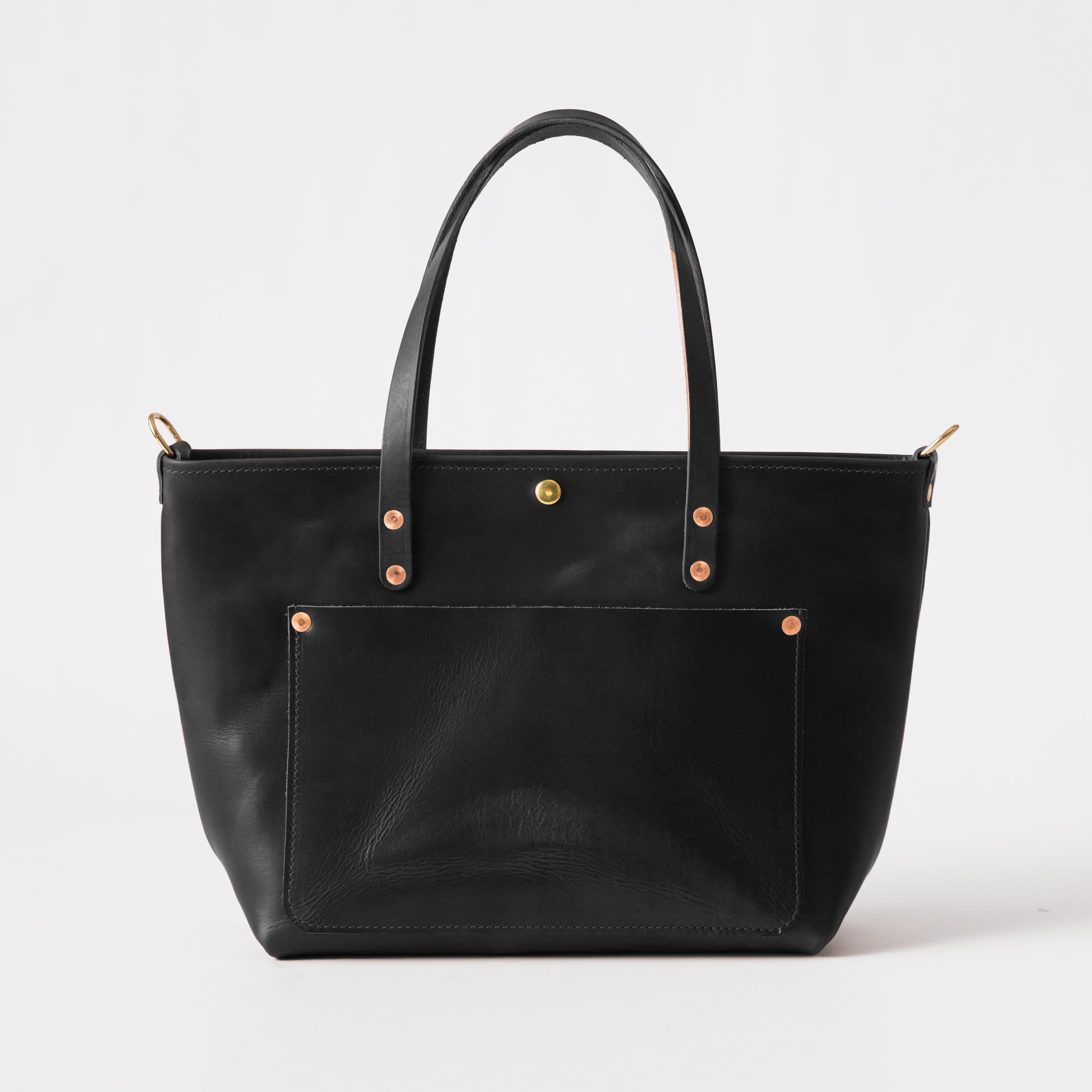 Black Double Shot East West Travel Tote