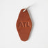 ATL Hotel Key Fob- leather keychain - leather key holder - leather key fob - KMM & Co.