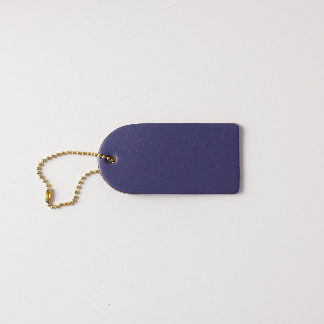 Amethyst Mini Leather Tag- personalized luggage tags - custom luggage tags - KMM & Co.