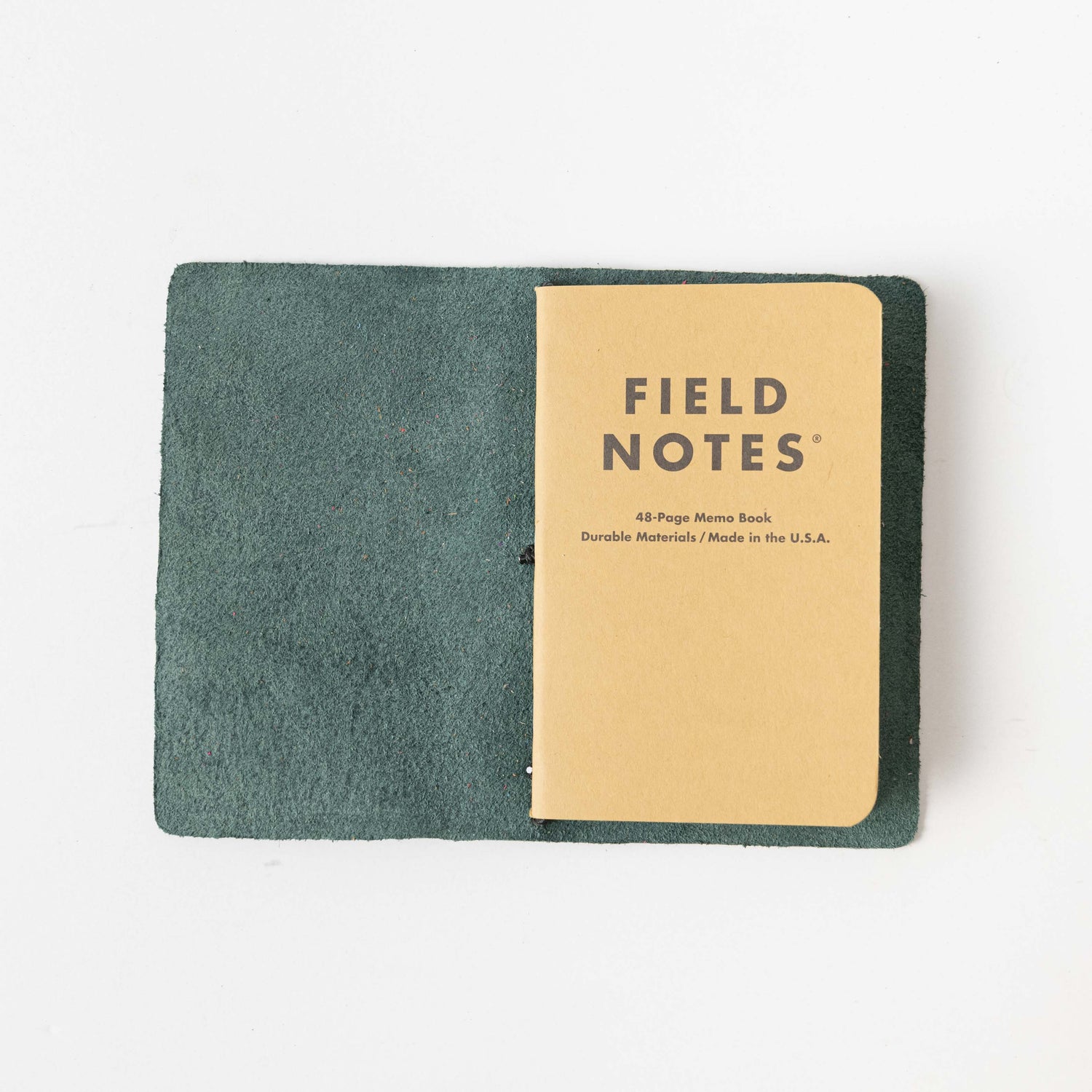 Atlantic Blue Travel Notebook- leather journal - leather notebook - KMM &amp; Co.
