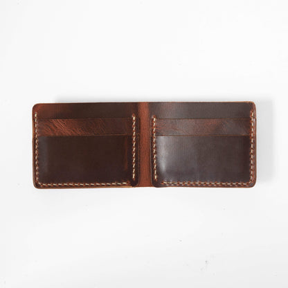 Autumn Harvest Billfold- leather billfold wallet - mens leather bifold wallet - KMM &amp; Co.