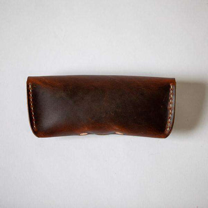 Autumn Harvest Sunglasses Case- leather glasses case - KMM &amp; Co.