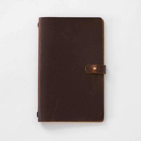 Autumn Harvest Travel Journal- leather journal - leather notebook - KMM &amp; Co.