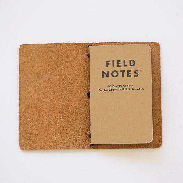 Autumn Harvest Travel Notebook- leather journal - leather notebook - KMM &amp; Co.