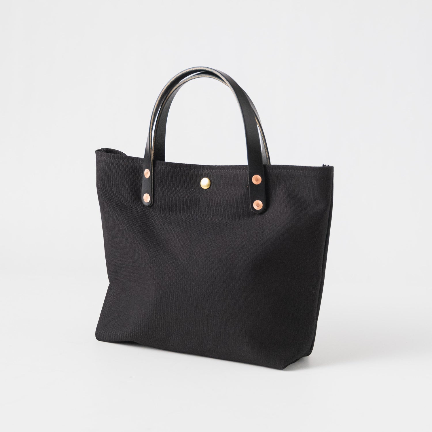 Black Canvas Mini Tote