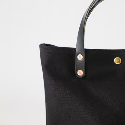 Black Canvas Mini Tote