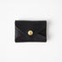 Black Cypress Card Envelope- card holder wallet - leather wallet made in America at KMM & Co.