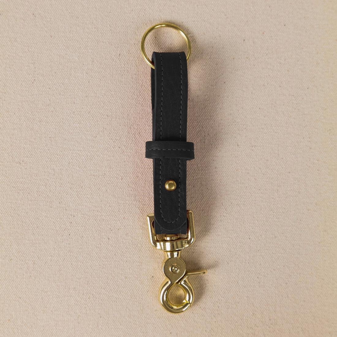 Black Cypress Key Lanyard- leather keychain for men and women - KMM &amp; Co.