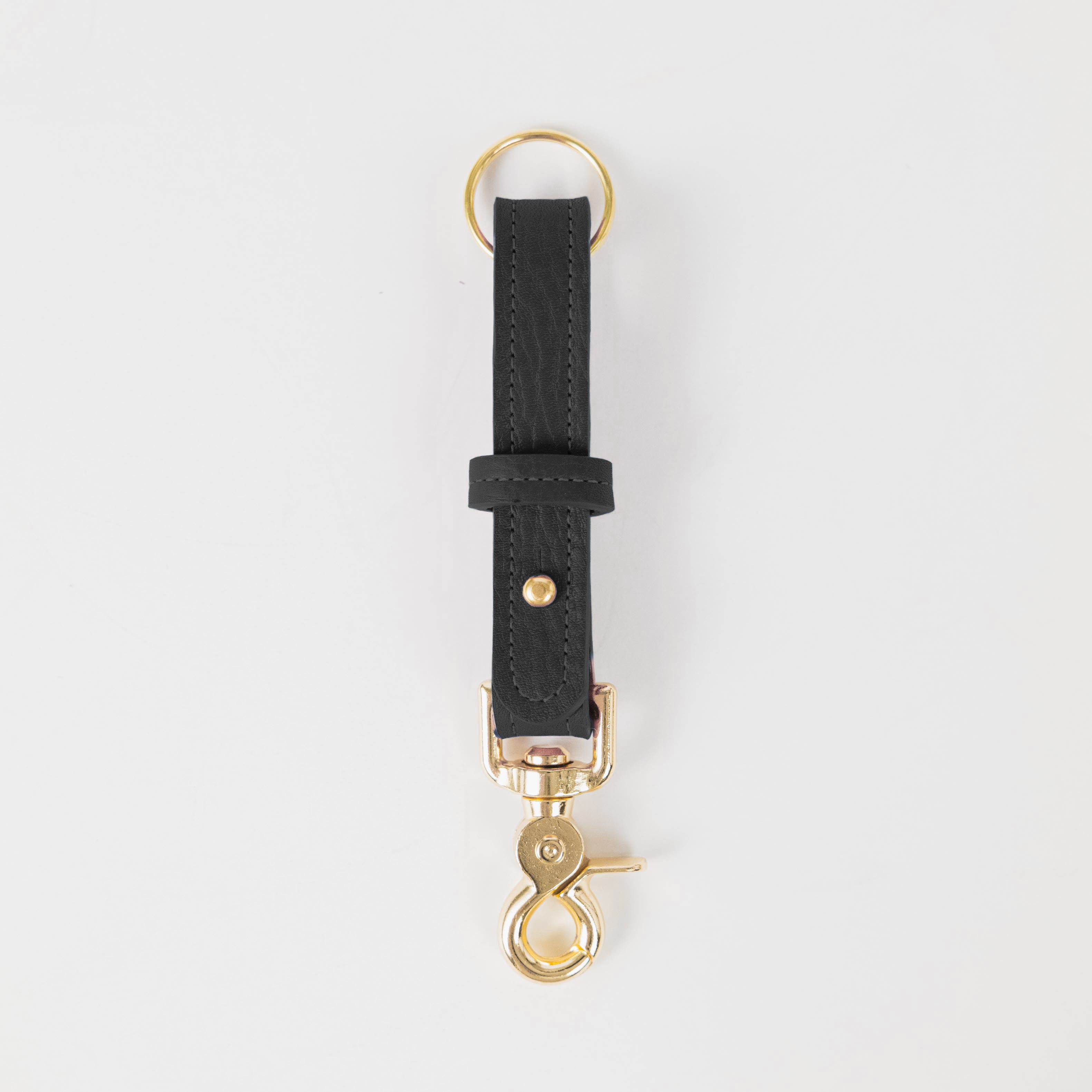 Black Cypress Key Lanyard- leather keychain for men and women - KMM &amp; Co.