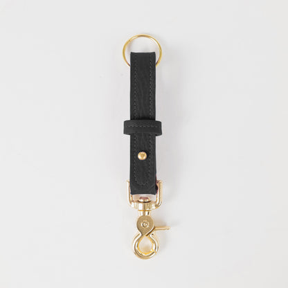 Black Cypress Key Lanyard- leather keychain for men and women - KMM &amp; Co.