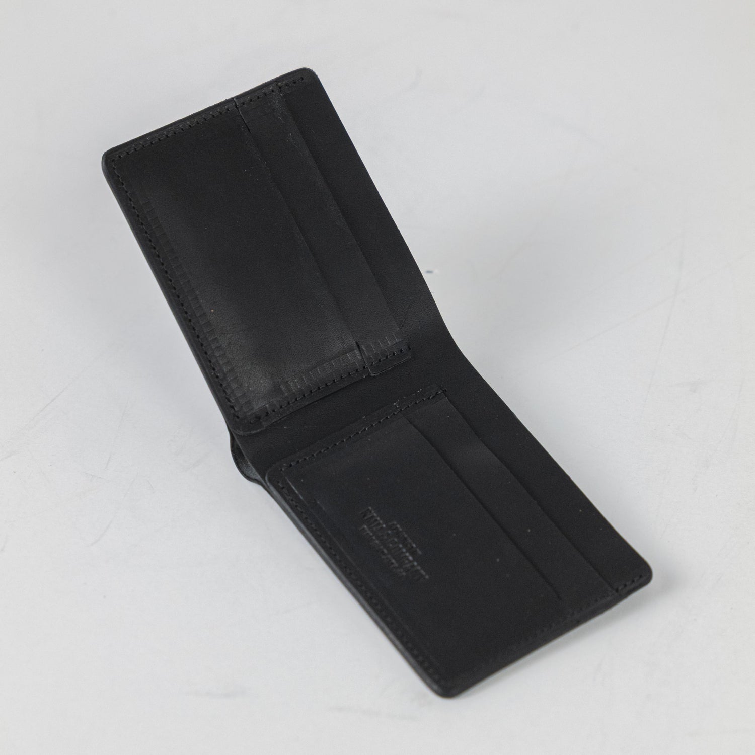 Black Dublin Billfold- leather billfold wallet - mens leather bifold wallet - KMM &amp; Co.