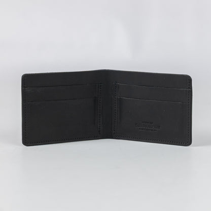 Black Dublin Billfold- leather billfold wallet - mens leather bifold wallet - KMM &amp; Co.