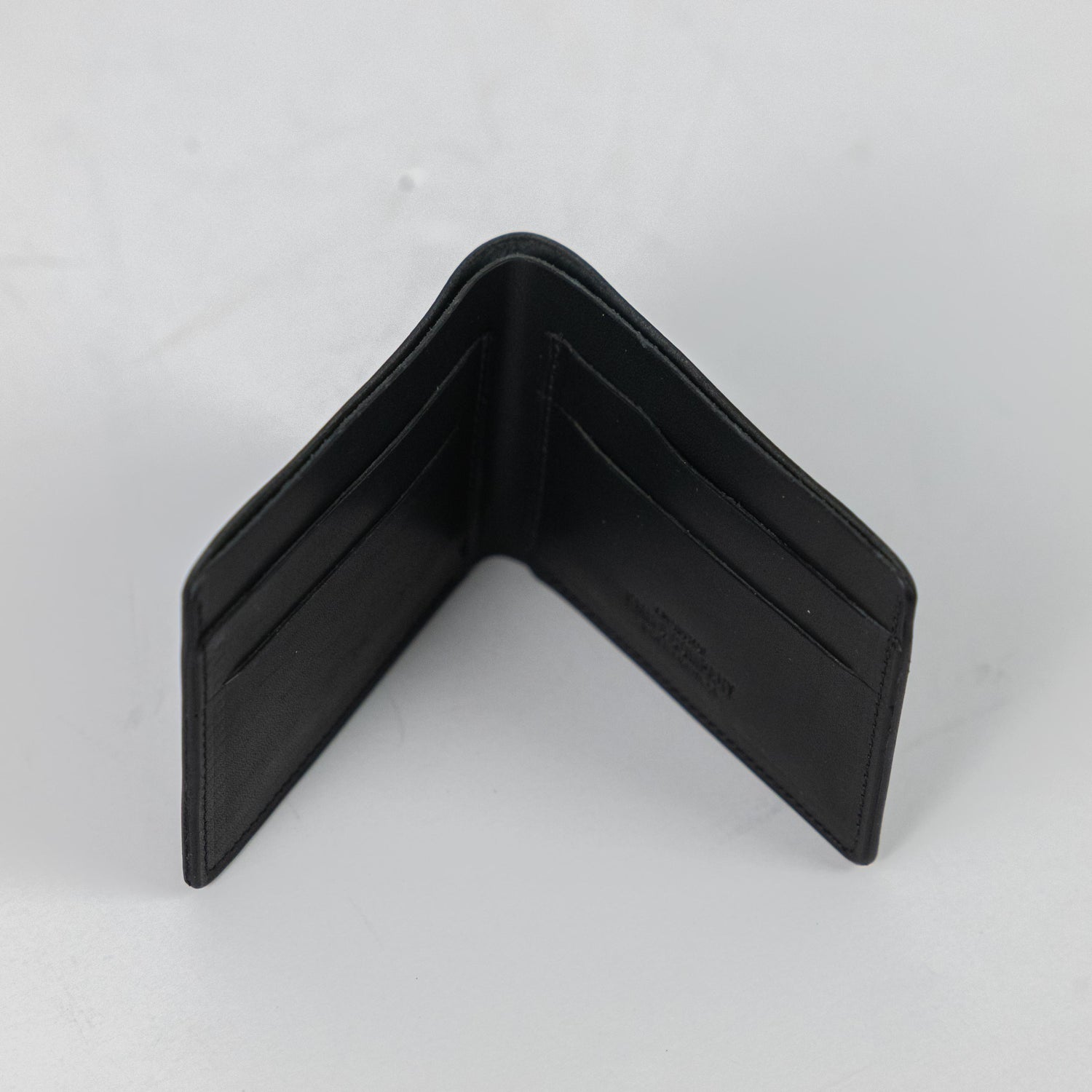 Black Dublin Billfold- leather billfold wallet - mens leather bifold wallet - KMM &amp; Co.