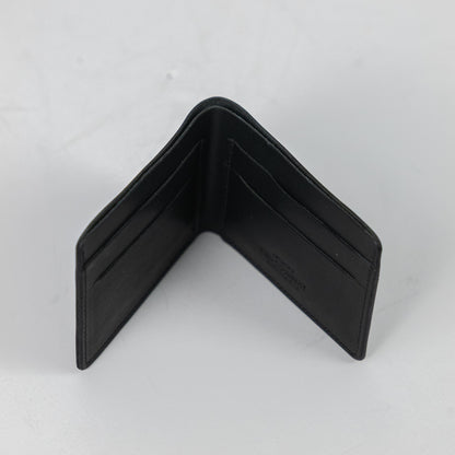 Black Dublin Billfold- leather billfold wallet - mens leather bifold wallet - KMM &amp; Co.