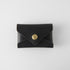 Black Harvest Card Envelope- card holder wallet - leather wallet made in America at KMM & Co.