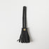 Black Harvest Mini Tassel- leather tassel keychain - KMM & Co.