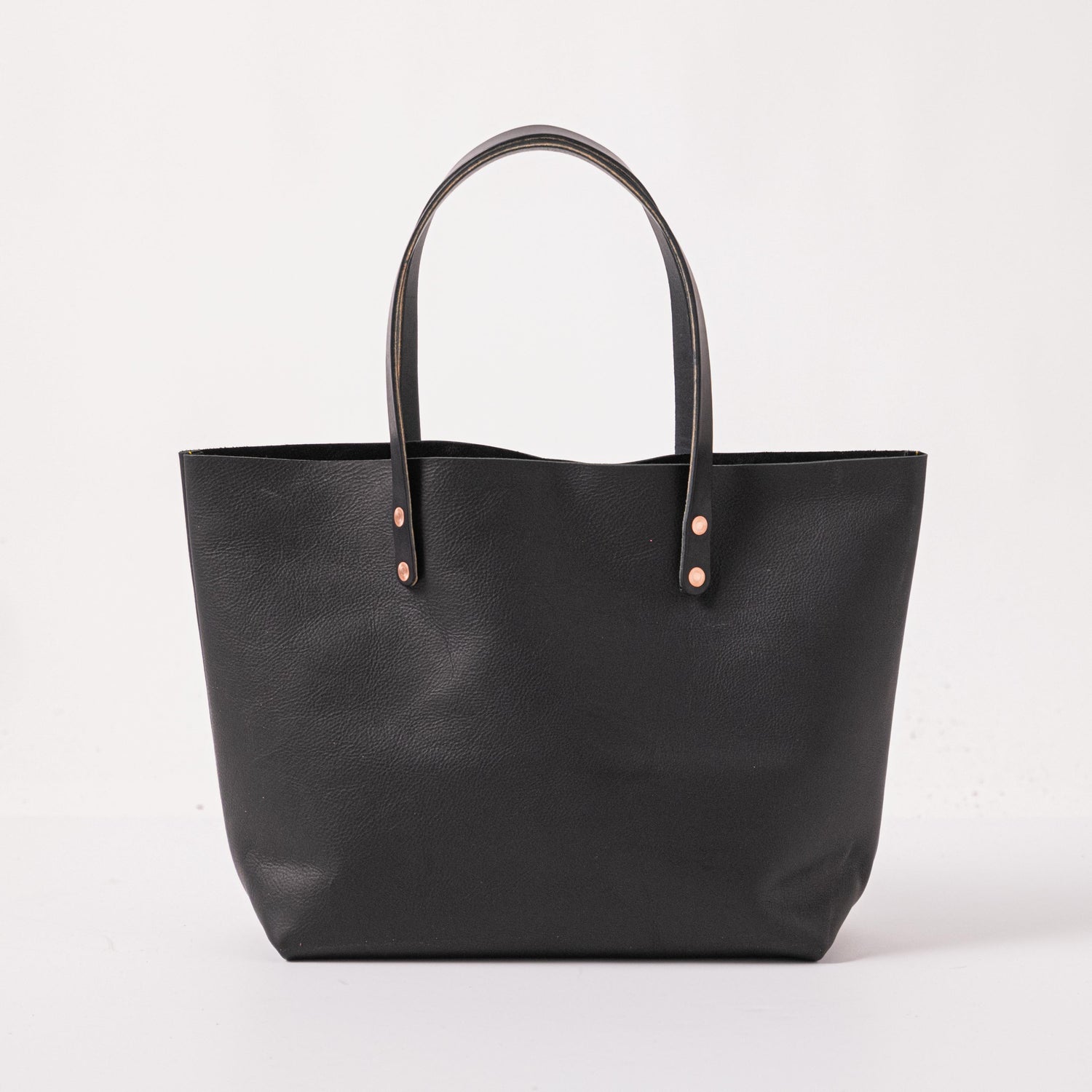 Black Kodiak East West Tote- black tote bag handmade in America