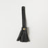 Black Kodiak Mini Tassel- leather tassel keychain - KMM & Co.