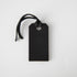 Black Leather Tag- personalized luggage tags - custom luggage tags - KMM & Co.
