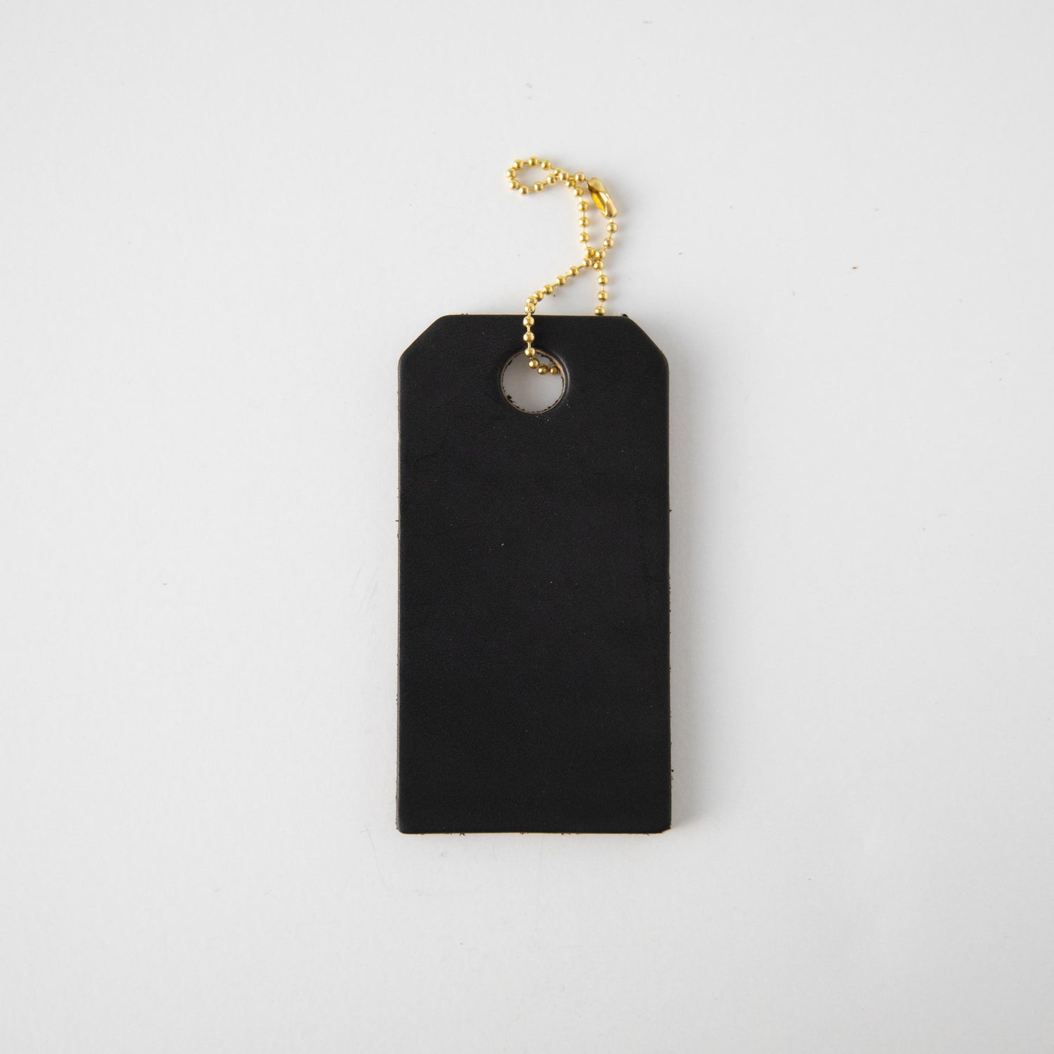 Black Leather Tag- personalized luggage tags - custom luggage tags - KMM &amp; Co.