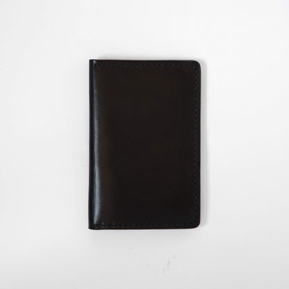 Black Notebook Wallet- leather notebook cover - passport holder - KMM &amp; Co.